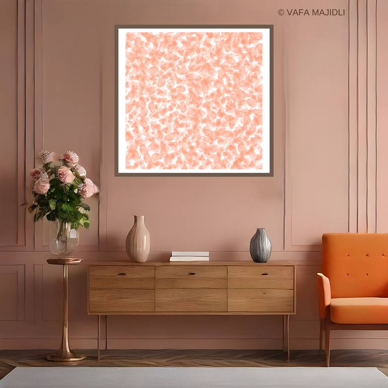 Original Abstract Floral Digital by Vafa Majidli