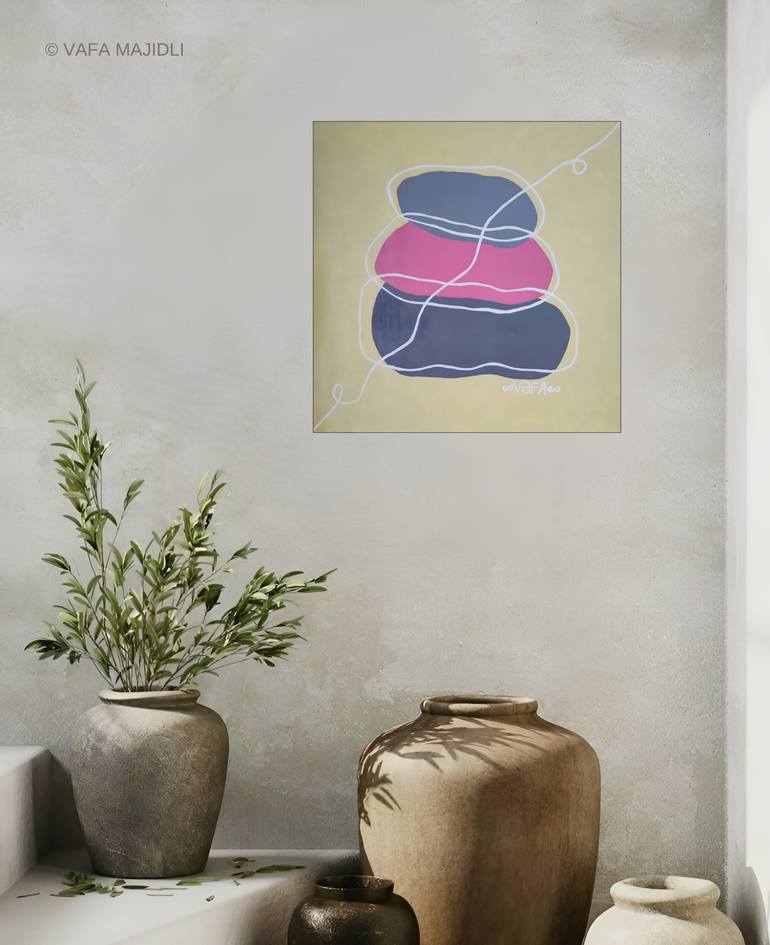 Original Abstract Nature Painting by Vafa Majidli