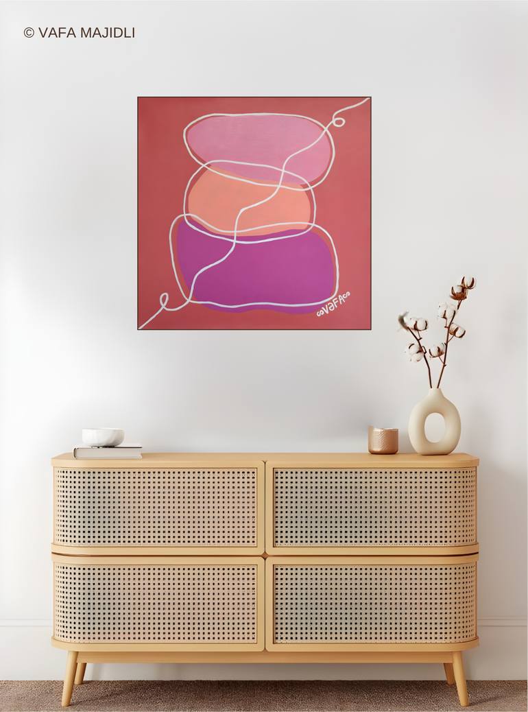Original Abstract Nature Painting by Vafa Majidli