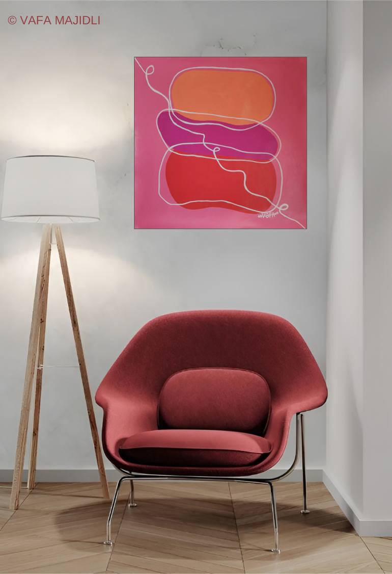 Original Abstract Nature Painting by Vafa Majidli