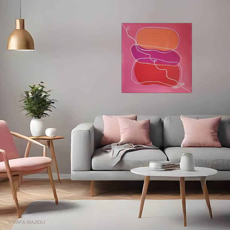 Original Abstract Nature Painting by Vafa Majidli