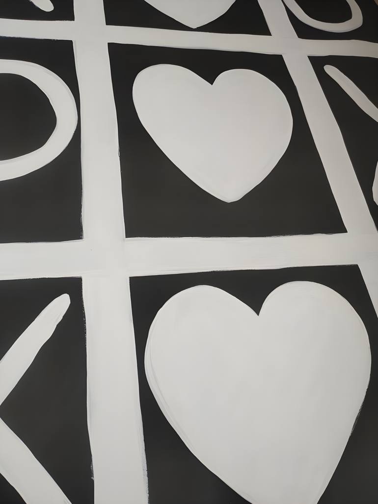 Original Abstract Expressionism Love Painting by Vafa Majidli