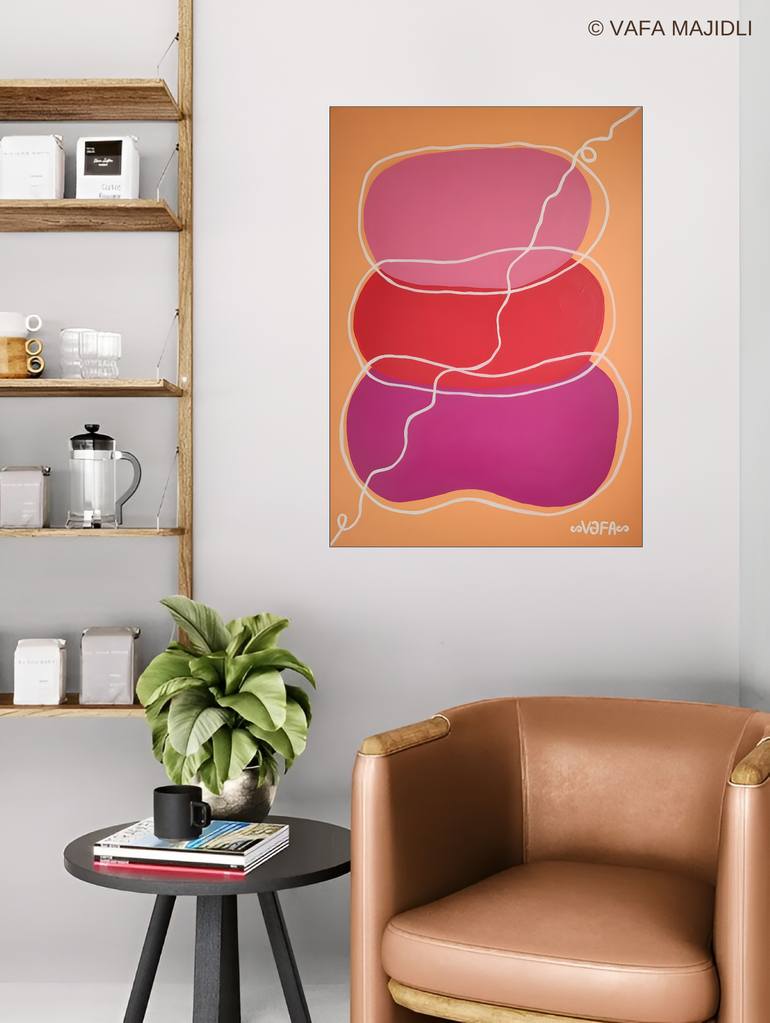 Original Abstract Nature Painting by Vafa Majidli