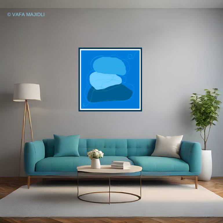 Original Minimalism Landscape Digital by Vafa Majidli