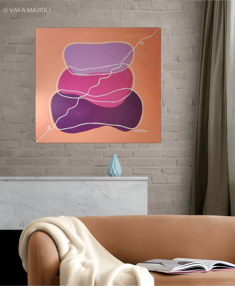 Original Abstract Nature Painting by Vafa Majidli