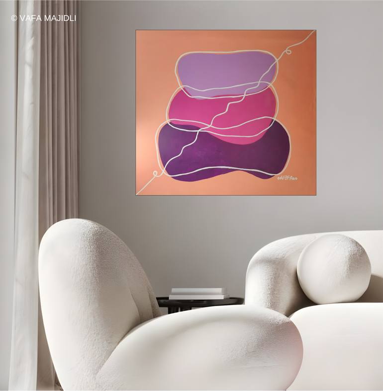 Original Abstract Nature Painting by Vafa Majidli