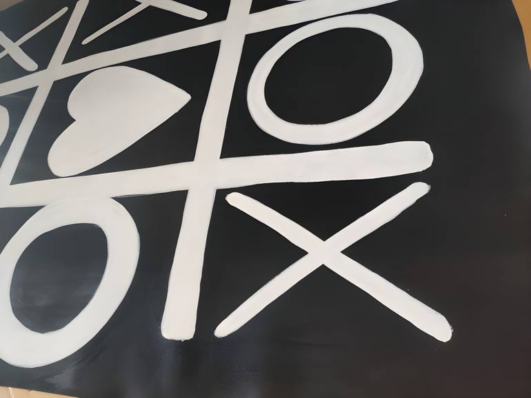 Original Abstract Expressionism Love Painting by Vafa Majidli