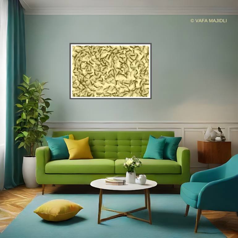 Original Abstract Expressionism Patterns Digital by Vafa Majidli