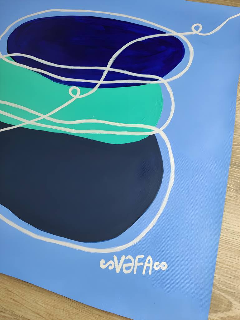 Original Conceptual Nature Painting by Vafa Majidli
