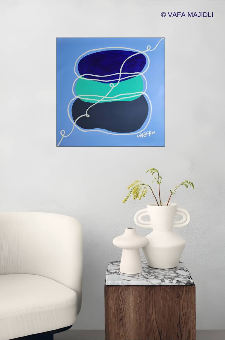 Original Conceptual Nature Painting by Vafa Majidli