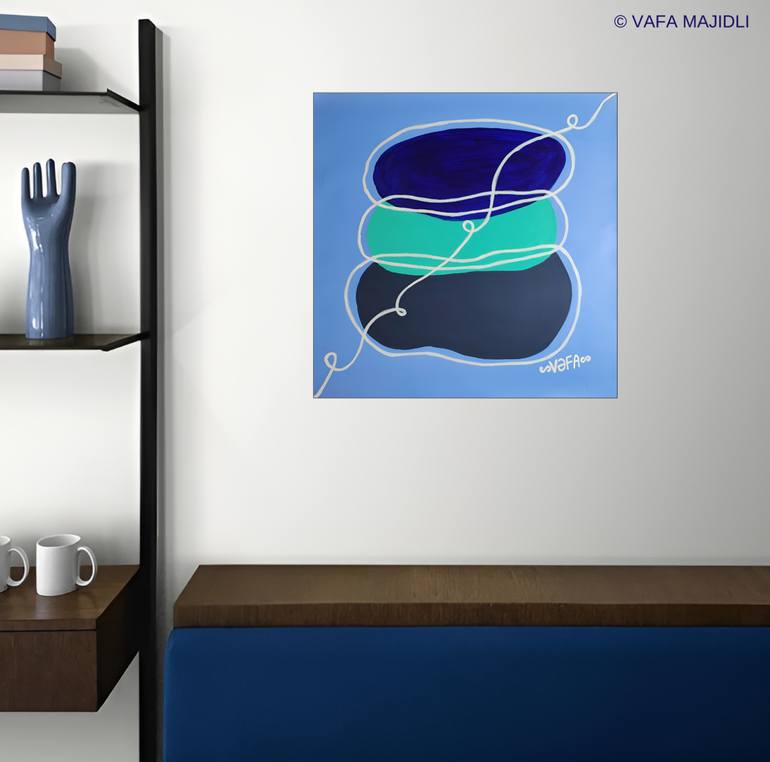 Original Conceptual Nature Painting by Vafa Majidli