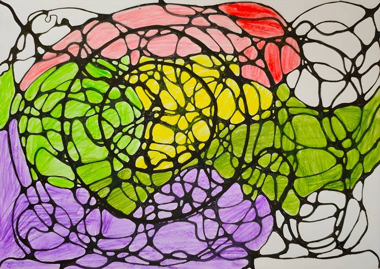 Print of Abstract Expressionism Science/Technology Digital by Vafa Majidli