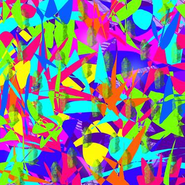 Original Abstract Expressionism Home Digital by Vafa Majidli