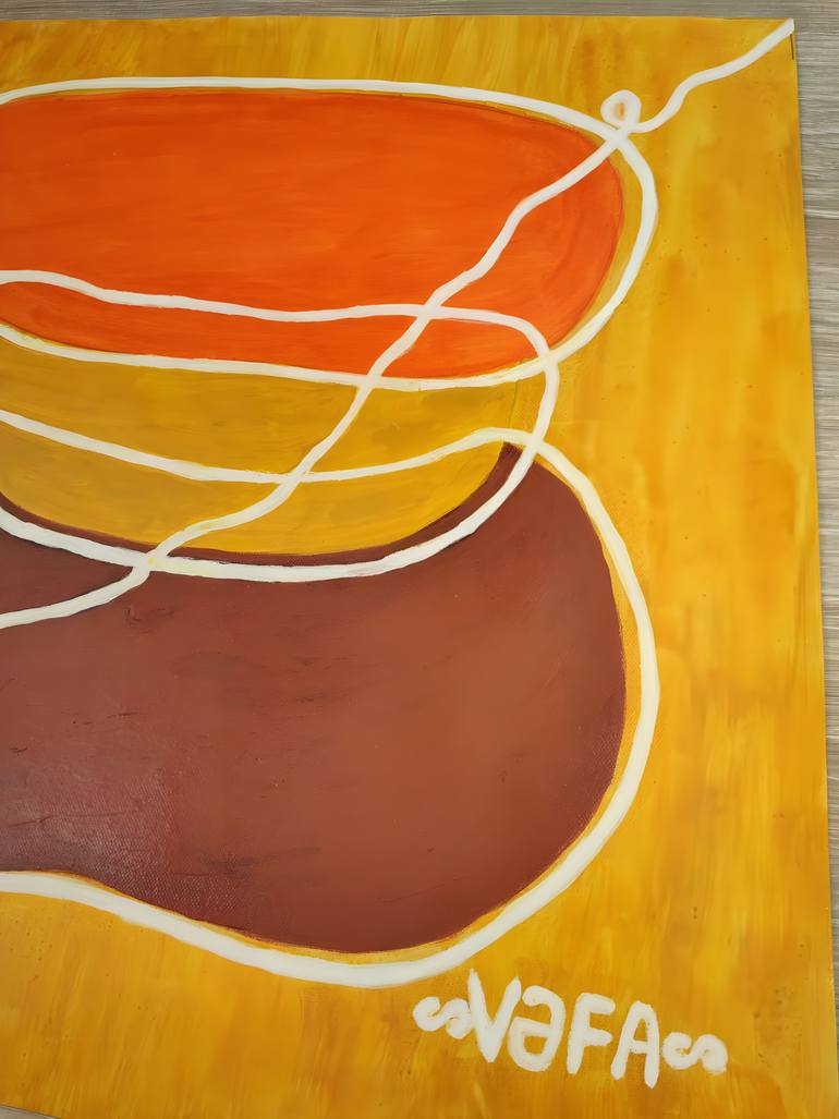 Original Abstract Nature Painting by Vafa Majidli