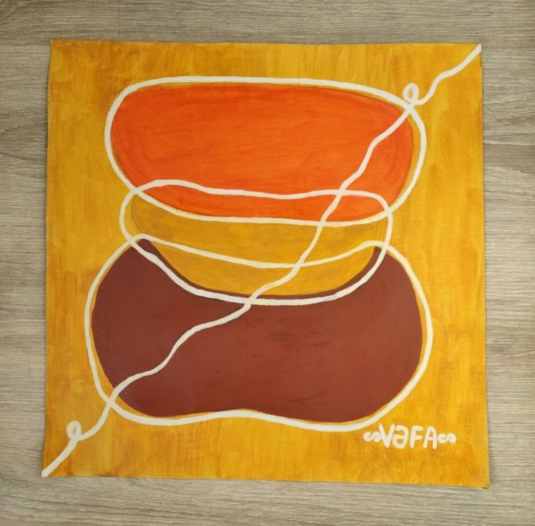 Original Abstract Nature Painting by Vafa Majidli