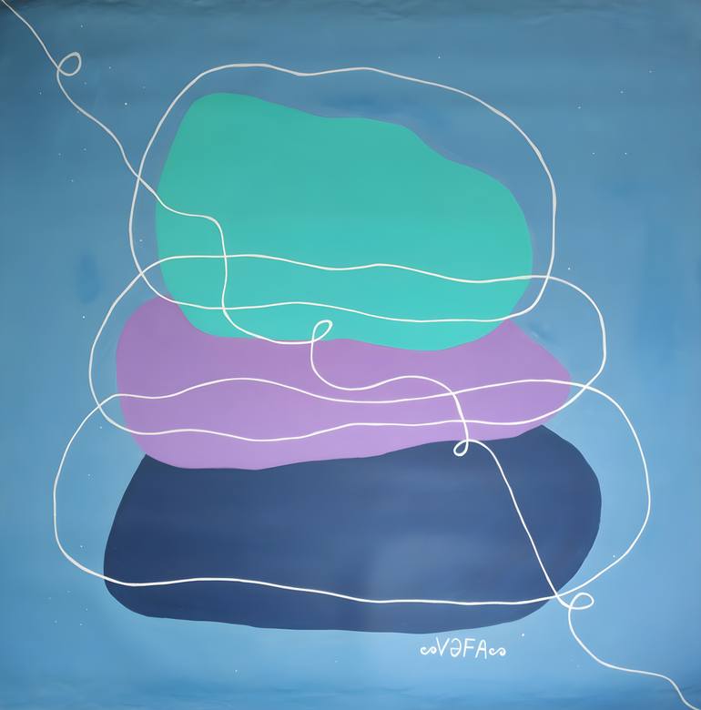 Original Minimalism Nature Painting by Vafa Majidli