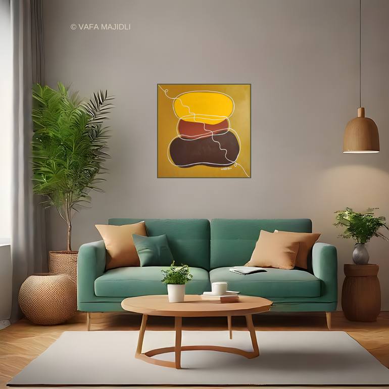 Original Symbolism Nature Painting by Vafa Majidli