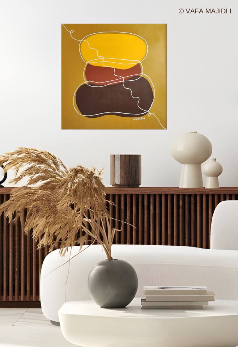 Original Symbolism Nature Painting by Vafa Majidli