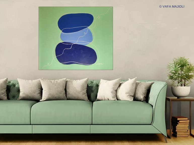 Original Symbolism Nature Painting by Vafa Majidli