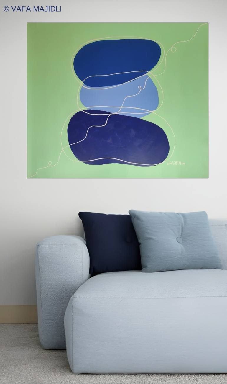 Original Symbolism Nature Painting by Vafa Majidli