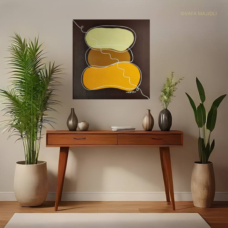 Original Symbolism Nature Painting by Vafa Majidli