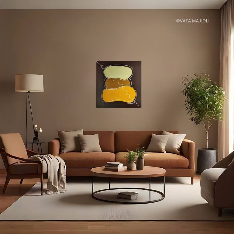 Original Symbolism Nature Painting by Vafa Majidli
