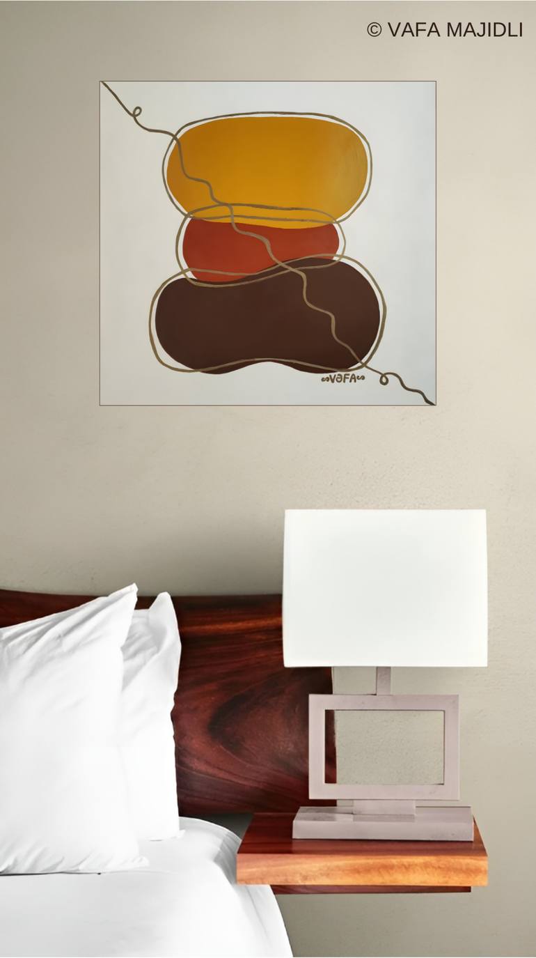 Original Symbolism Nature Painting by Vafa Majidli