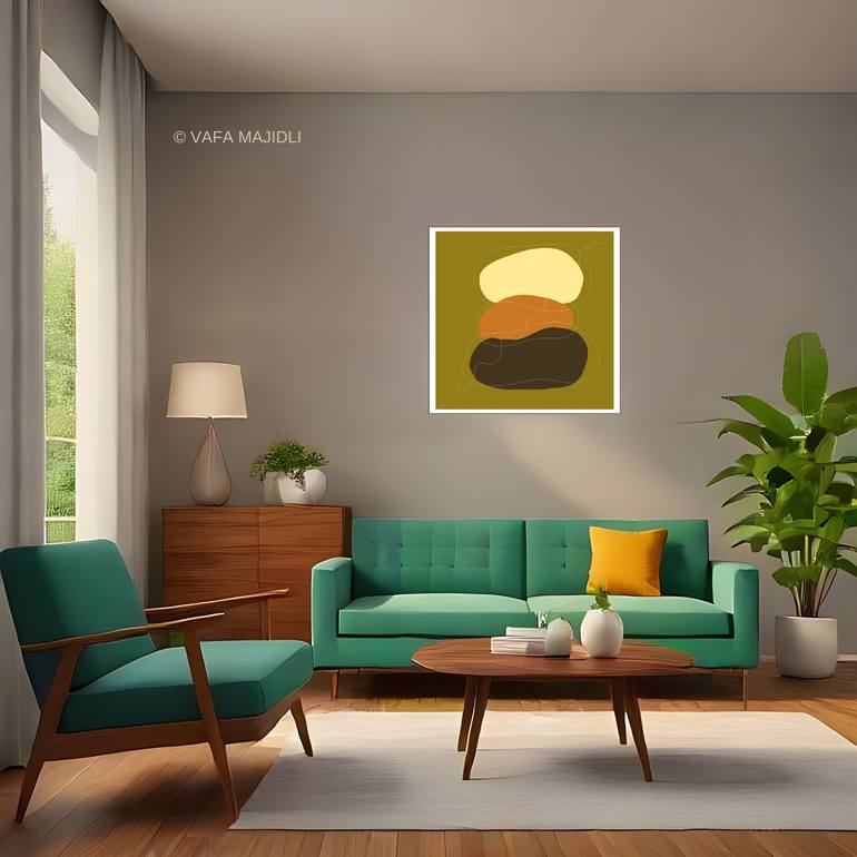 Original Abstract Landscape Digital by Vafa Majidli