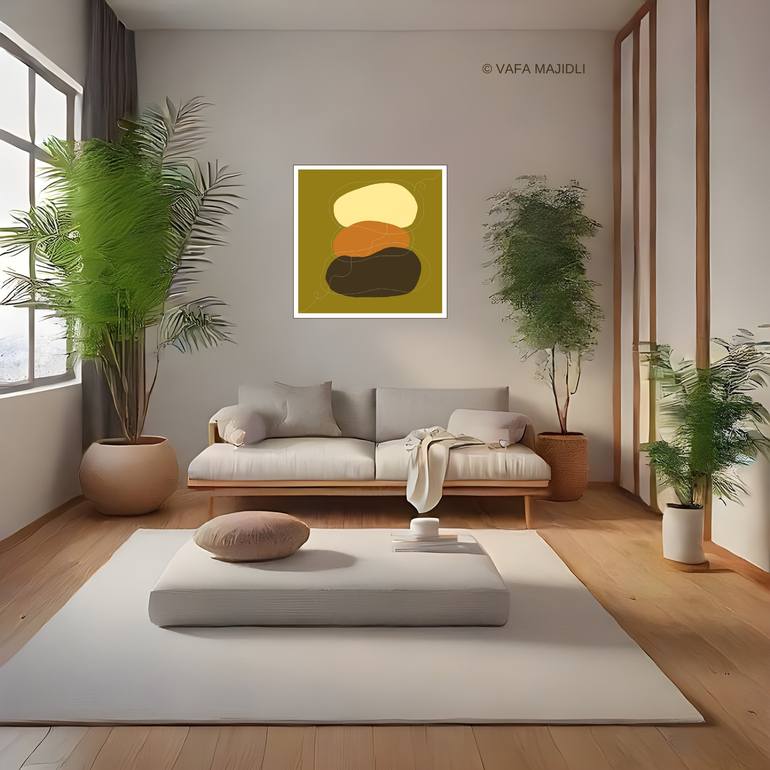 Original Abstract Landscape Digital by Vafa Majidli