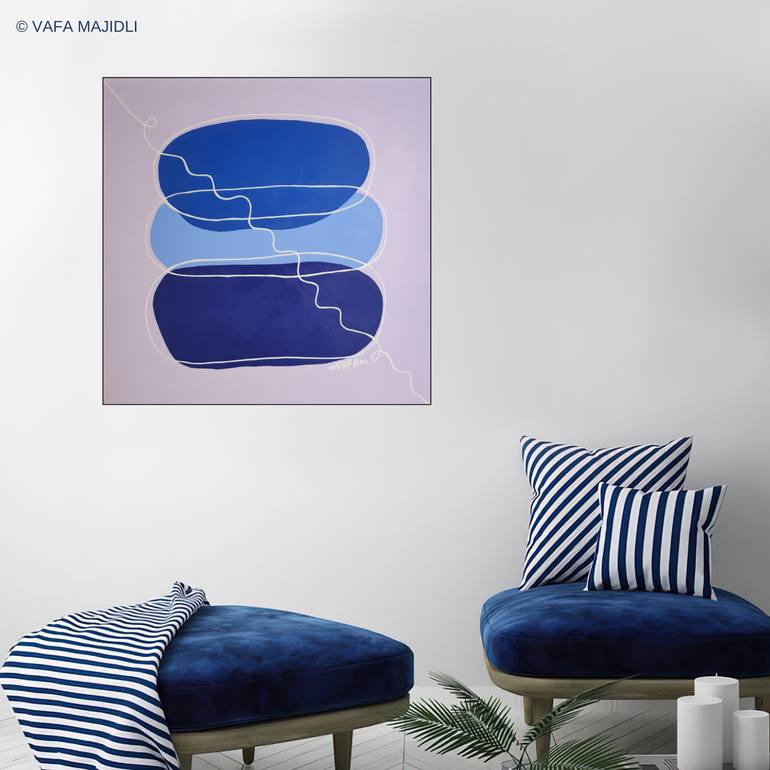 Original Symbolism Nature Painting by Vafa Majidli