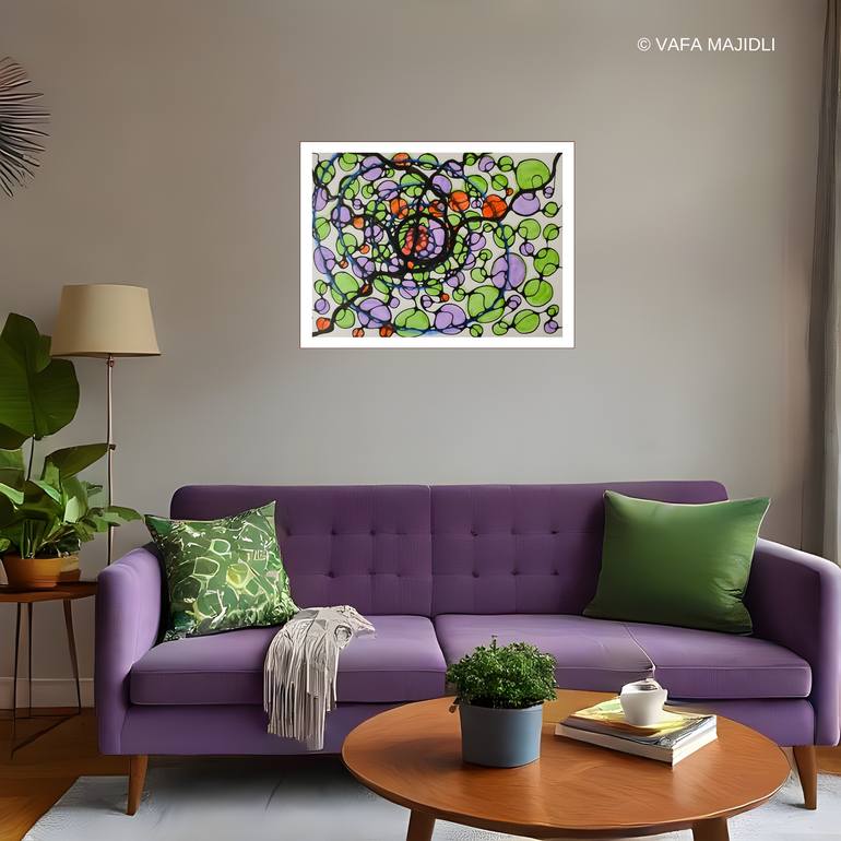 Original Abstract Expressionism Science/Technology Digital by Vafa Majidli