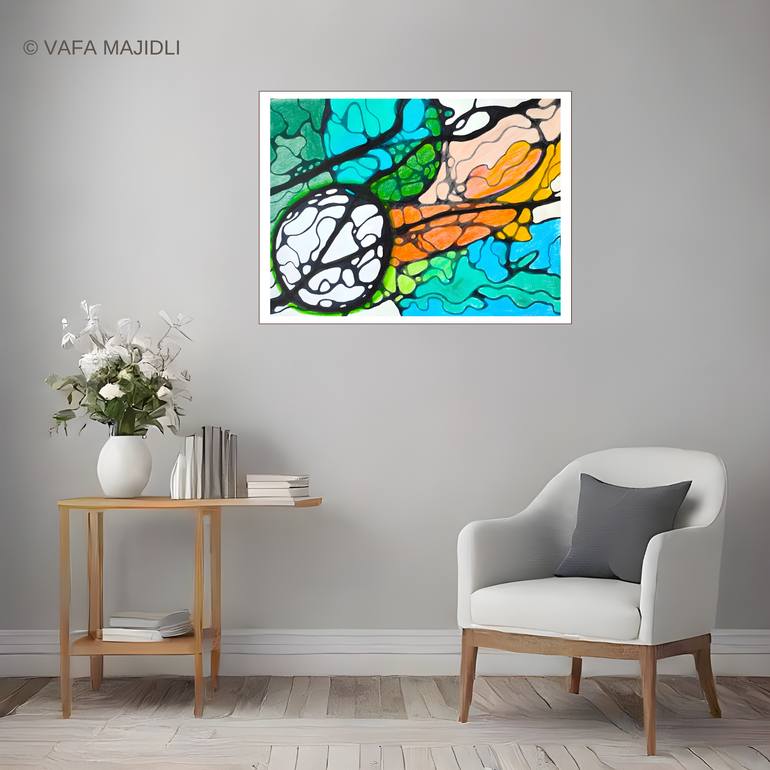 Original Abstract Expressionism Science/Technology Digital by Vafa Majidli