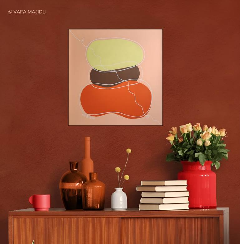 Original Symbolism Nature Painting by Vafa Majidli