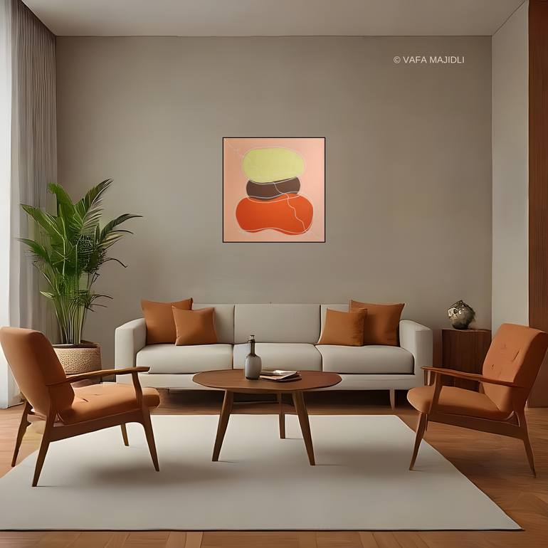 Original Symbolism Nature Painting by Vafa Majidli