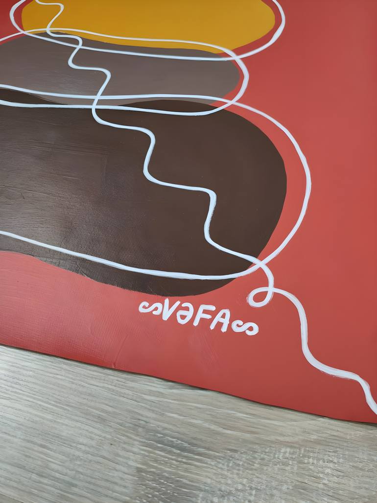 Original Symbolism Nature Painting by Vafa Majidli