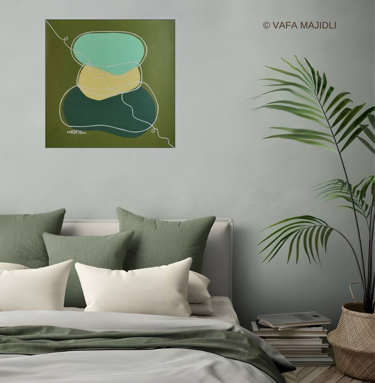 Original Symbolism Nature Painting by Vafa Majidli