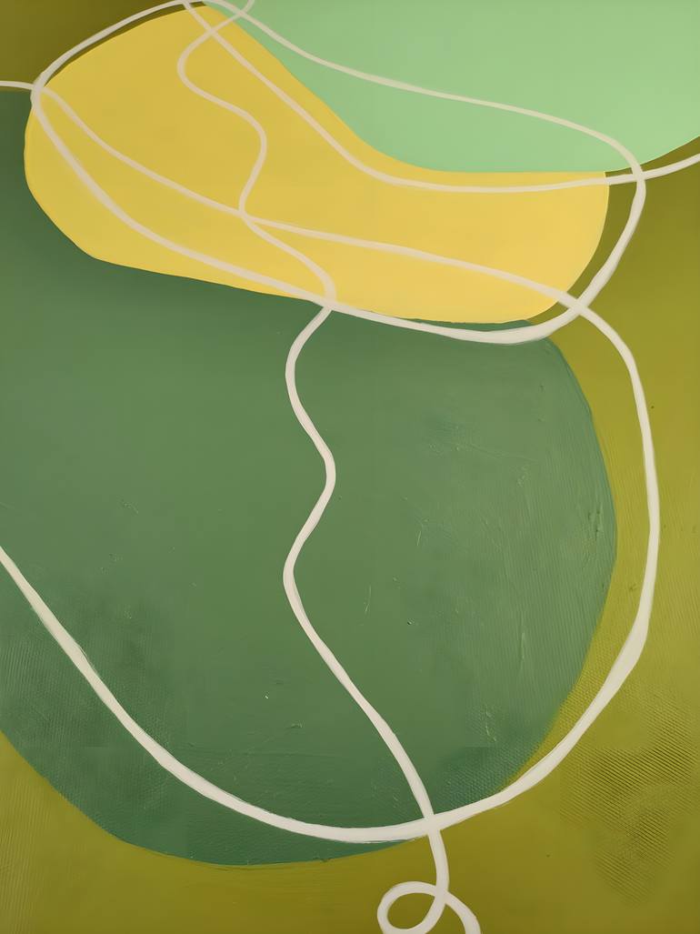 Original Symbolism Nature Painting by Vafa Majidli