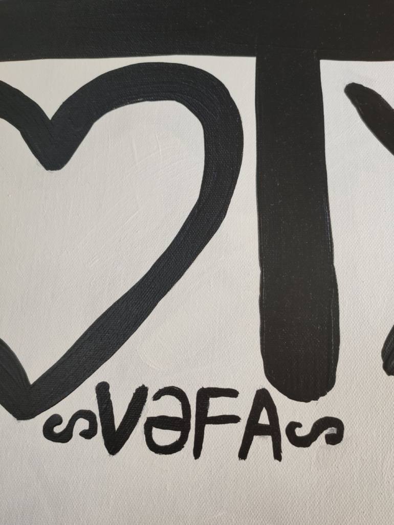 Original Abstract Time Painting by Vafa Majidli