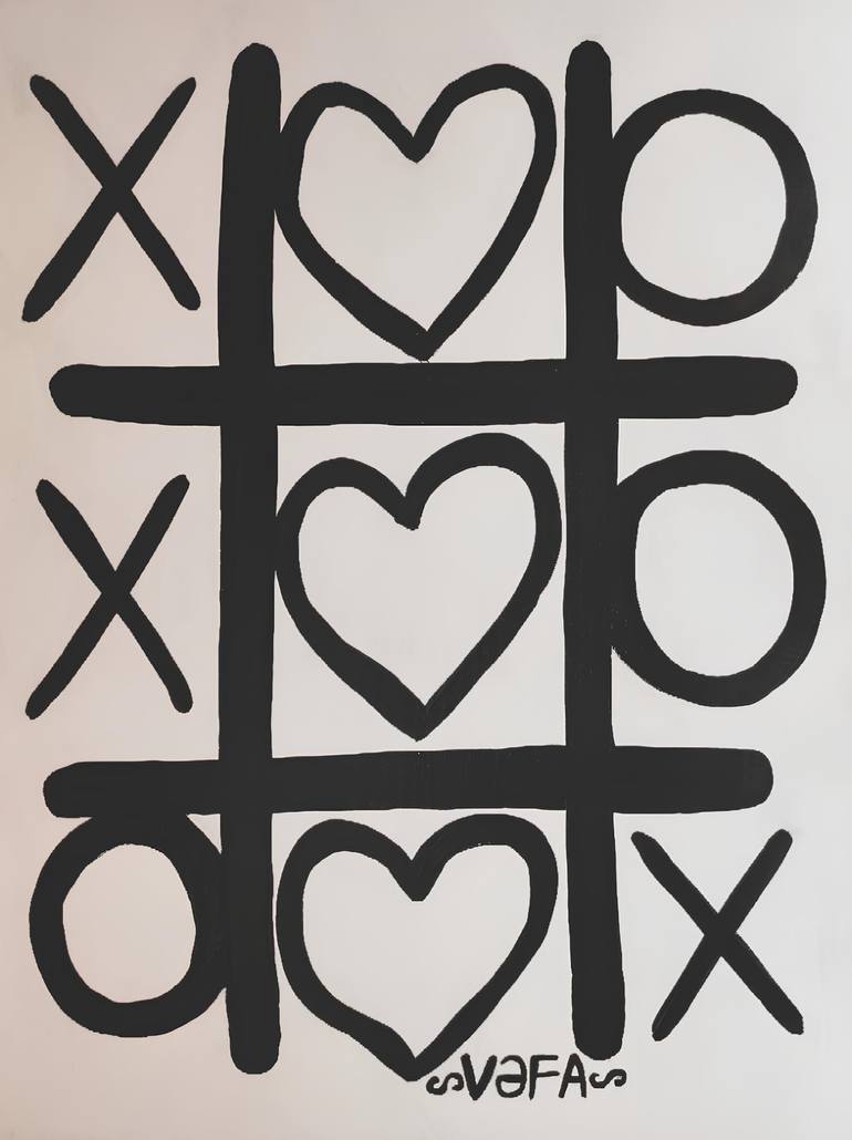 Original Abstract Time Painting by Vafa Majidli