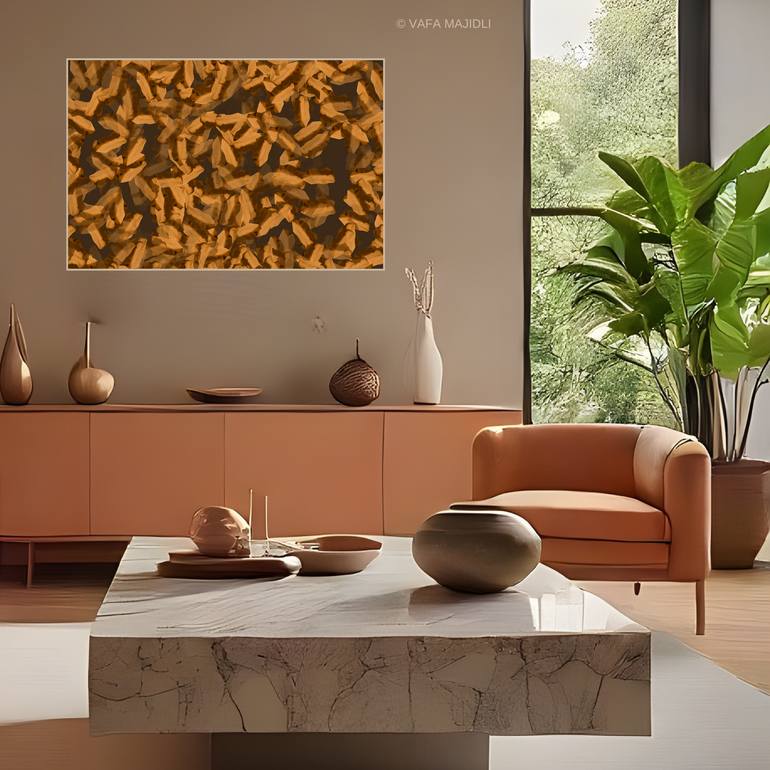 Original Digital Art Floral Digital by Vafa Majidli