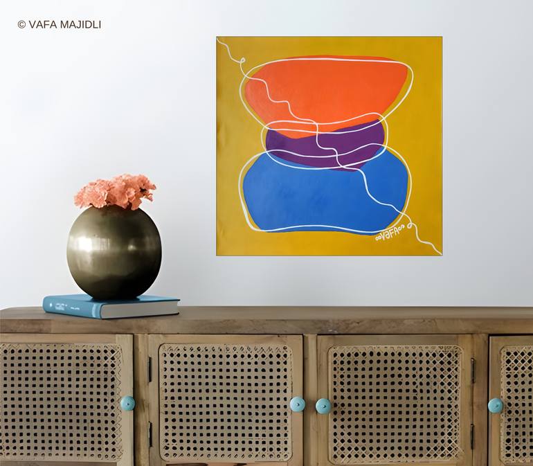 Original Symbolism Nature Painting by Vafa Majidli