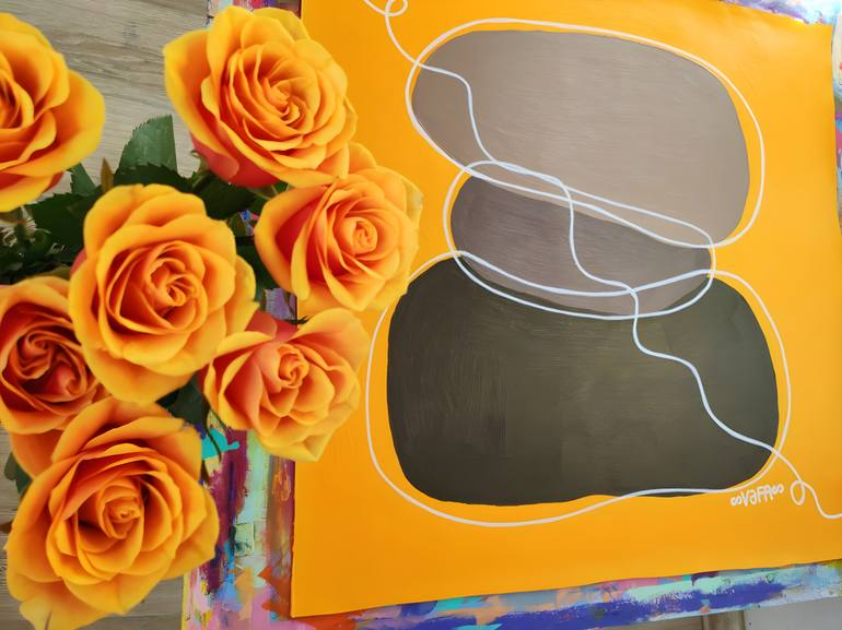 Original Symbolism Nature Painting by Vafa Majidli