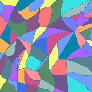 Original Abstract Expressionism Patterns Digital by Vafa Majidli