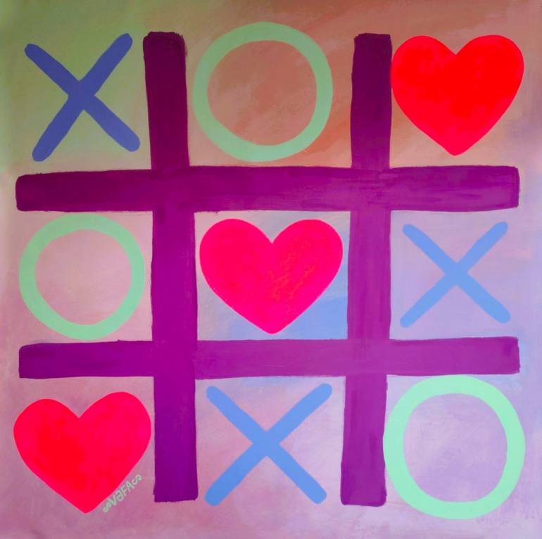 Original Conceptual Love Painting by Vafa Majidli