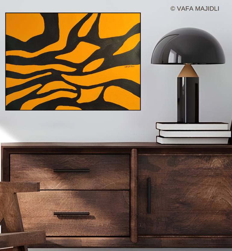 Original Symbolism Nature Painting by Vafa Majidli