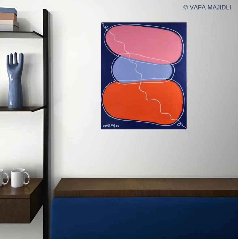 Original Symbolism Nature Mixed Media by Vafa Majidli
