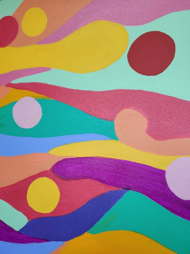 Original Surrealism Nature Painting by Vafa Majidli