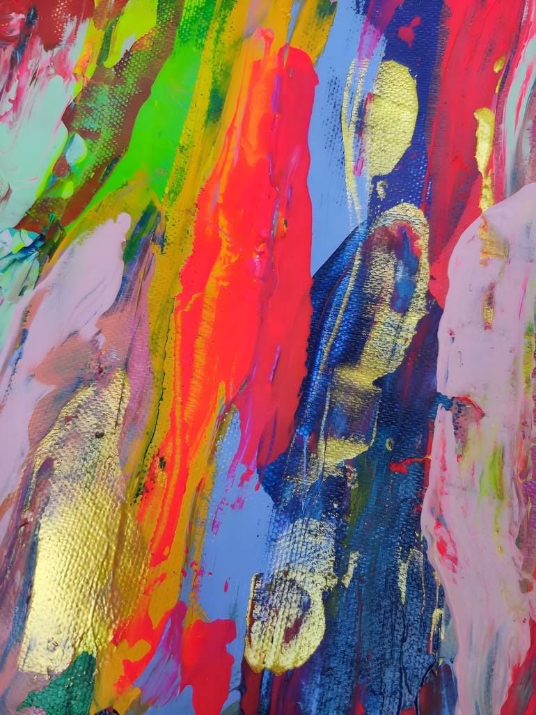 Original Abstract Expressionism Home Painting by Vafa Majidli