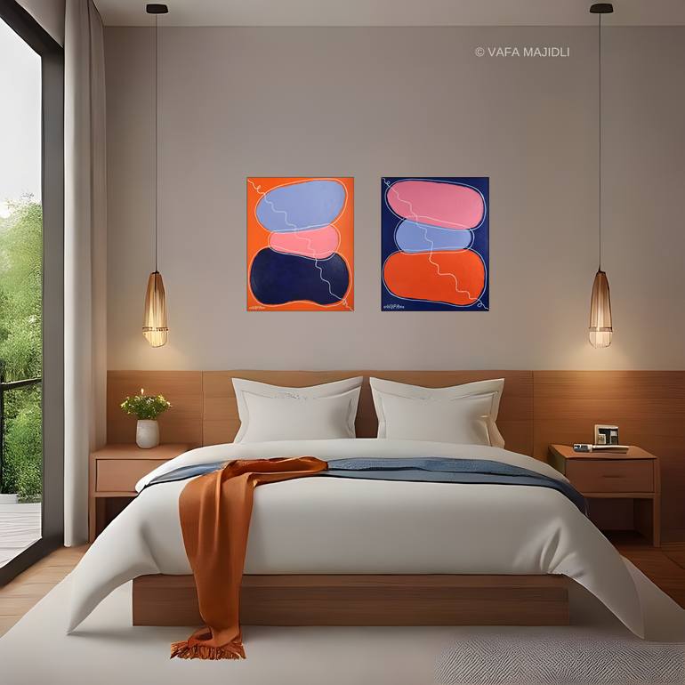 Original Symbolism Nature Mixed Media by Vafa Majidli