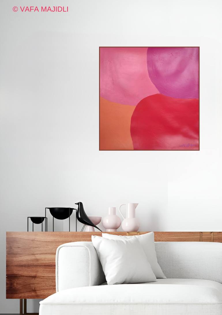 Original Abstract Women Painting by Vafa Majidli